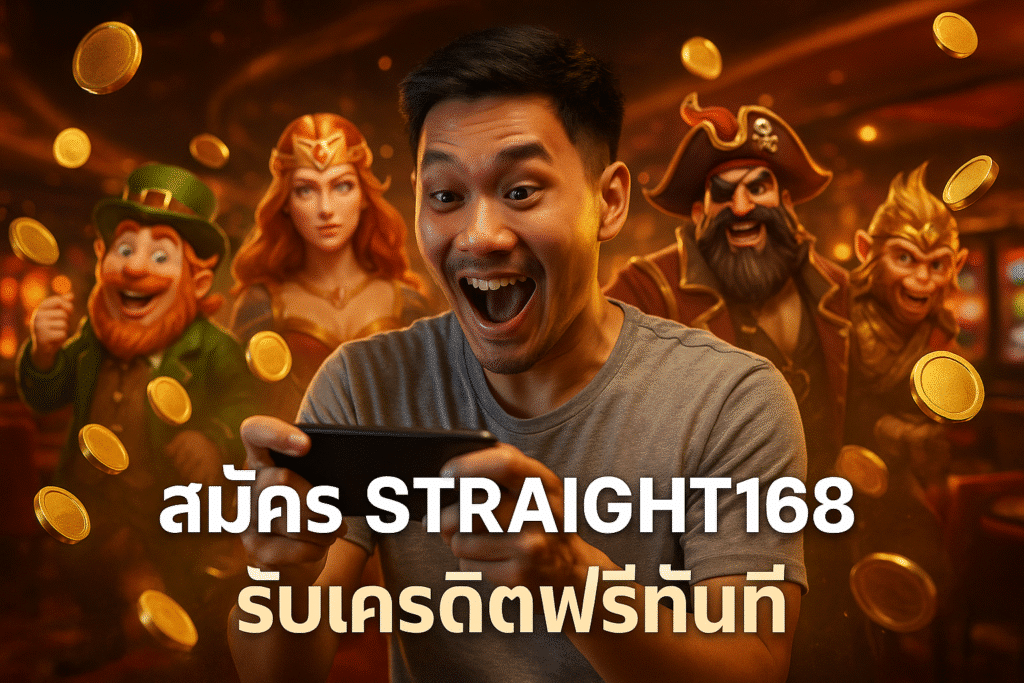 สมัคร STRAIGHT168 รับเครดิตฟรีทันที