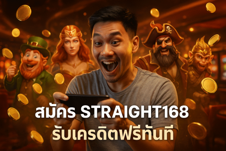 สมัคร STRAIGHT168 รับเครดิตฟรีทันที