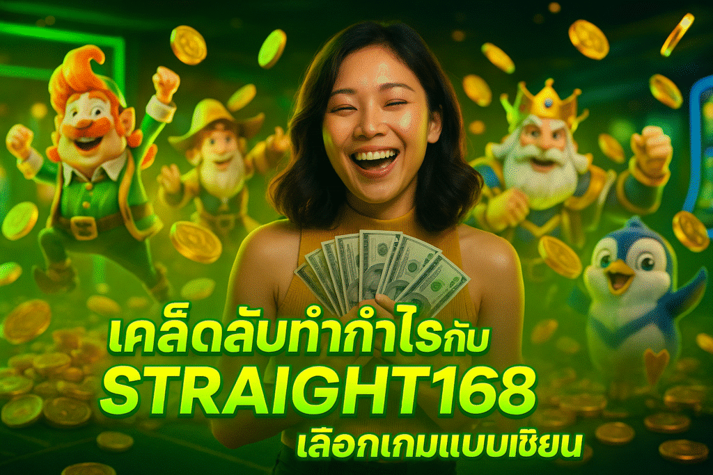 เคล็ดลับทำกำไรกับ STRAIGHT168 เลือกเกมแบบเซียน