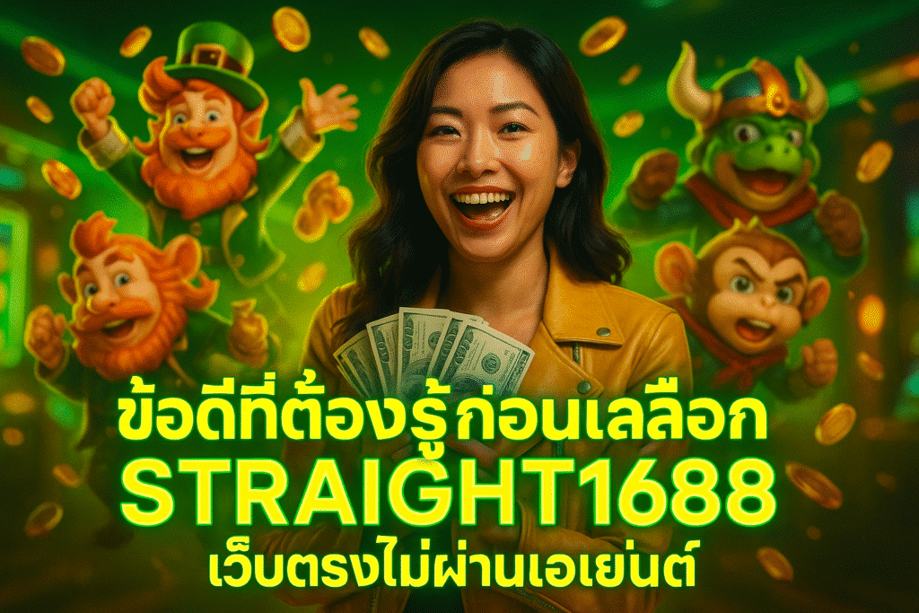 ข้อดีที่ต้องรู้ก่อนเลือก STRAIGHT168 เว็บตรงไม่ผ่านเอเย่นต์